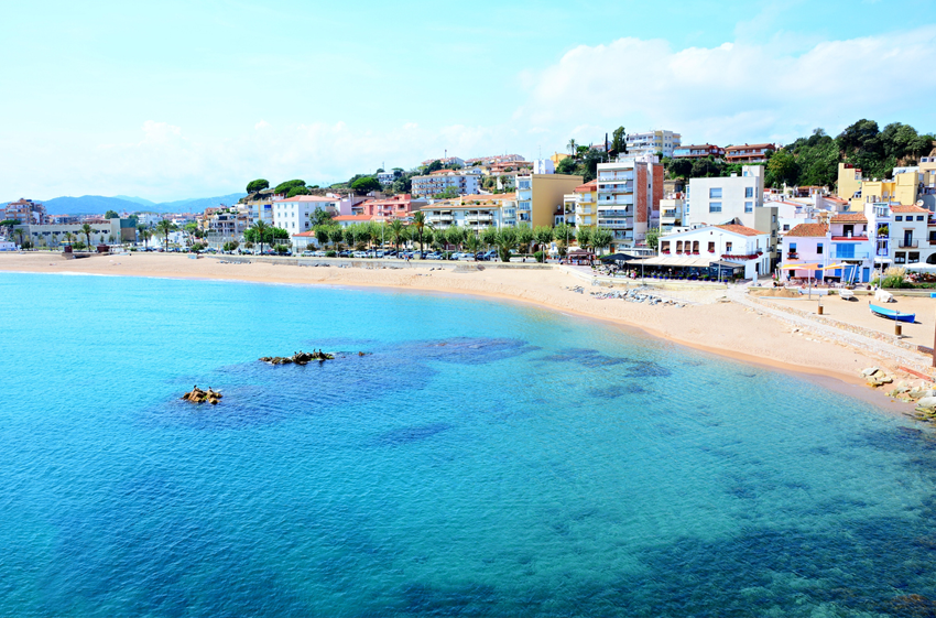 Blanes Beach Španielsko