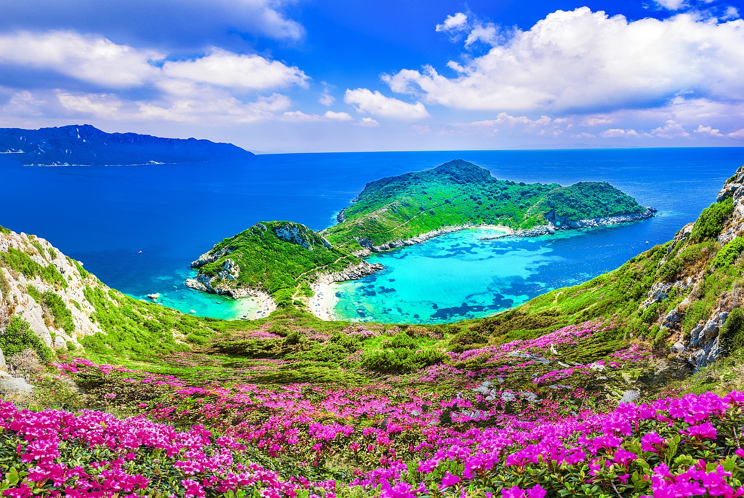 Korfu - krajina farieb