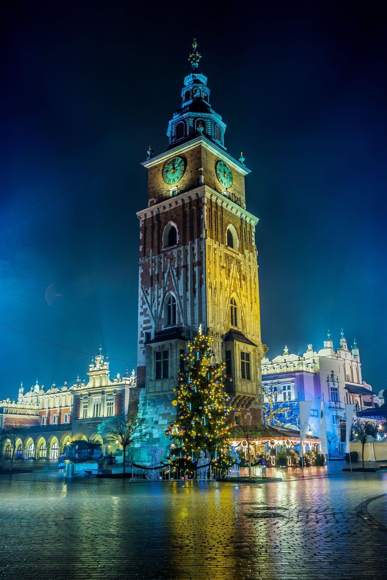 Vianočné trhy a vianočné mestečko v Krakowe