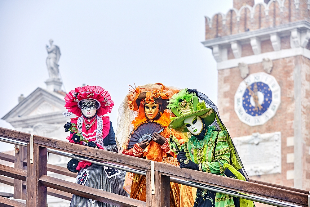 Benátsky karneval na Námestí sv. Marka