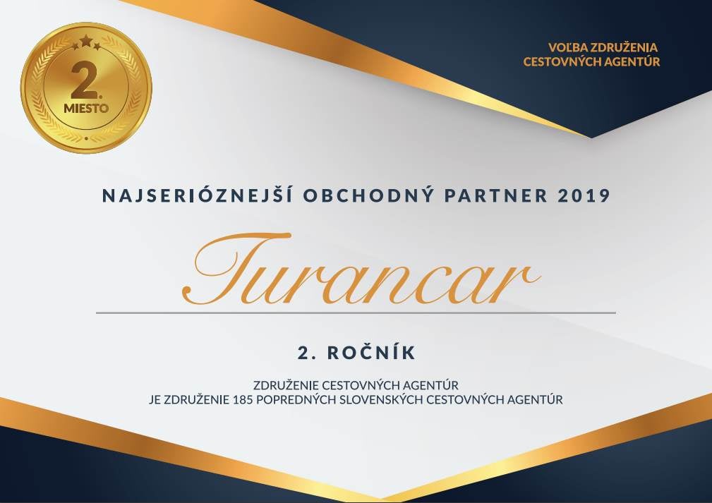 Turancar ocenenie, najserióznejší partner 2019