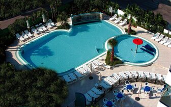 Rezidencia Oltremare - bazén - zájazd vlastnou dopravou CK Turancar - Taliansko, Palmová riviéra, San Benedetto del Tronto