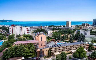 Hotel Bajkal - letecký záber - letecký zájazd CK Turancar - Bulharsko, Slnečné pobrežie