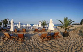 Hotel Bajkal - pláž - letecký zájazd CK Turancar - Bulharsko, Slnečné pobrežie