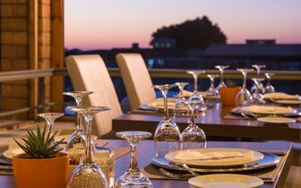 Hotel Bella beach - reštaurácia - letecký zájazd CK Turancar - Kréta, Anissaras