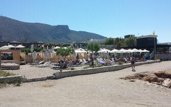 Hotel Silva beach - pláž - letecký zájazd CK Turancar - Kréta, Hersonissos