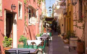 Hotel Eri Beach & Village - centrum - letecký zájazd CK Turancar - Kréta, Hersonissos