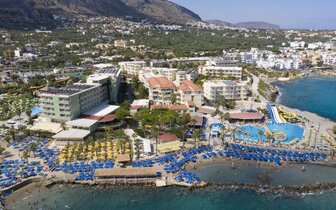 Hotel Eri Beach & Village - letecký záber - letecký zájazd CK Turancar - Kréta, Hersonissos