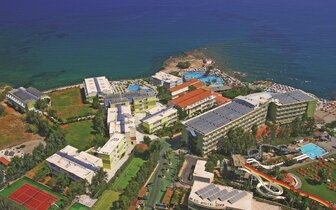 Hotel Eri Beach & Village - letecký záber - letecký zájazd CK Turancar - Kréta, Hersonissos