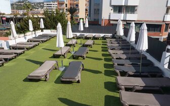 Hotel Maria del Mar - terasa - letecký zájazd CK Turancar - Španielsko, Lloret de Mar