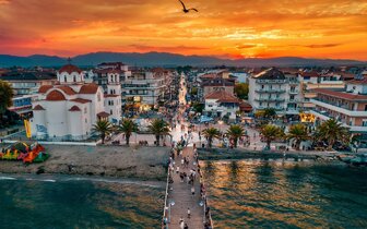 Paralia - centrum - letecký zájazd CK Turancar - Grécko, Olympská riviéra, Parali