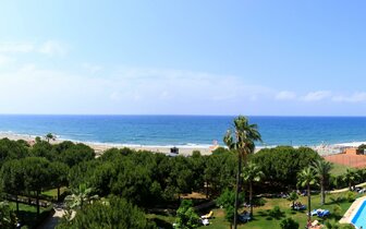 Hotel Club Turtas Beach - výhľad more - letecký zájazd CK Turancar - Turecko Konakli