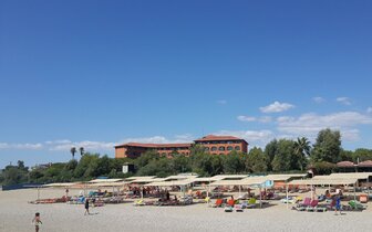 Hotel Club Turtas Beach - pláž - letecký zájazd CK Turancar - Turecko Konakli