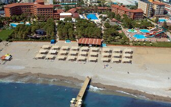 Hotel Club Turtas Beach - pláž - letecký zájazd CK Turancar - Turecko Konakli