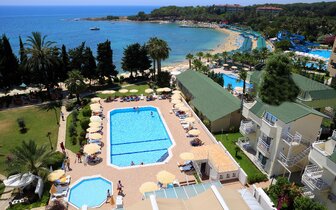 Hotel Incekum Su - výhľad na bazén - letecký zájazd CK Turancar - Turecko, Avsallar Hotel Incekum Su - výhľad na bazén - letecký zájazd CK Turancar - Turecko, Avsallar