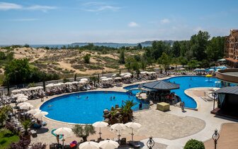 Hotel Tiara Beach - pláž - letecký zájazd CK Turancar - Bulharsko, Slnečné pobrežie Hotel Tiara Beach - pláž - letecký zájazd CK Turancar - Bulharsko, Slnečné pobrežie