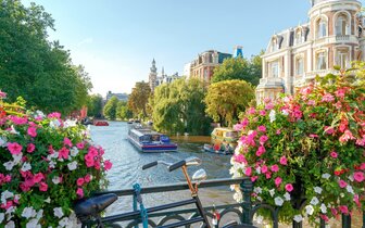 CK Turancar, autobusový poznávací zájazd, Kvetinové Holandsko a Belgicko, Amsterdam, mestský kanál CK Turancar, autobusový poznávací zájazd, Kvetinové Holandsko a Belgicko, Amsterdam, mestský kanál