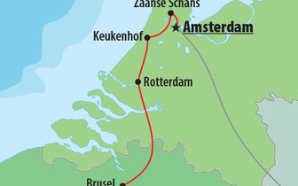 CK Turancar, autobusový poznávací zájazd, Kvetinové Holandsko a Belgicko, Keukenhof, mapa CK Turancar, autobusový poznávací zájazd, Kvetinové Holandsko a Belgicko, Keukenhof, mapa