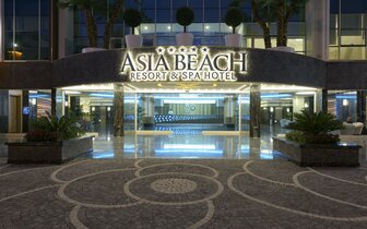 Asia Beach - vstup do hotela - letecký zájazd CK Turancar - Turecko, Alanya Asia Beach - vstup do hotela - letecký zájazd CK Turancar - Turecko, Alanya
