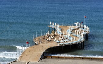 Asia Beach - mólo - letecký zájazd CK Turancar - Turecko, Alanya Asia Beach - mólo - letecký zájazd CK Turancar - Turecko, Alanya