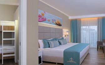 Asia Beach - rodinná izba s poschodovou posteľou - letecký zájazd CK Turancar - Turecko, Alanya Asia Beach - rodinná izba s poschodovou posteľou - letecký zájazd CK Turancar - Turecko, Alanya