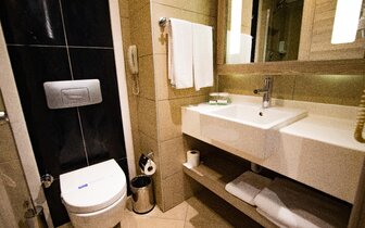 Insula Resort - kúpeľňa - letecký zájazd CK Turancar - Turecko, Konakli Insula Resort - kúpeľňa - letecký zájazd CK Turancar - Turecko, Konakli