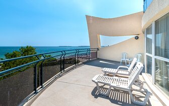 Zenith - výhľad z izby - letecký a autobusový zájazd CK Turancar - Bulharsko, Slnečné pobrežie