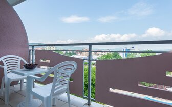 Hotel Belitsa -  balkon - letecký a  autobusový zájazd CK Turancar - Bulharsko stredisko  Primorsko Hotel Belitsa -  balkon - letecký a  autobusový zájazd CK Turancar - Bulharsko stredisko  Primorsko