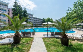 Hotel Belitsa - bazén - letecký a  autobusový zájazd CK Turancar - Bulharsko stredisko  Primorsko Hotel Belitsa - bazén - letecký a  autobusový zájazd CK Turancar - Bulharsko stredisko  Primorsko