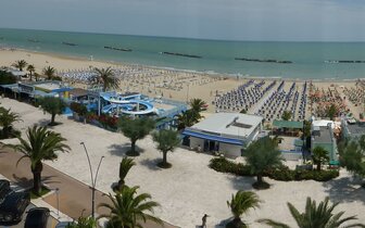 Rezidencia Palazzina Azzurra - pláž - zájazd vlastnou dopravou CK Turancar - Taliansko, Palmová riviéra, San Benedetto del Tronto
