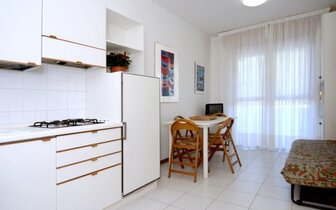 Apartmány Le Caravelle s bazénom v BIBIONE, zájazdy individuálnou a autobusovou dopravou do Talianska