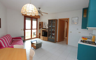 Apartmány Le Caravelle s bazénom v BIBIONE, zájazdy individuálnou a autobusovou dopravou do Talianska