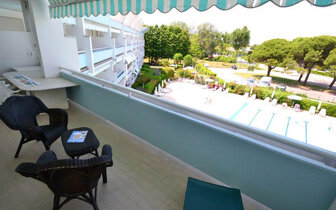 Apartmány Le Caravelle s bazénom v BIBIONE, zájazdy individuálnou a autobusovou dopravou do Talianska