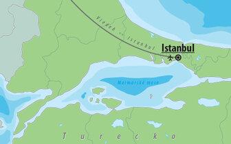 CK Turancar, Letecký poznávací zájazd, Turecko, Istanbul - mesto tisícich príbehov, mapa CK Turancar, Letecký poznávací zájazd, Turecko, Istanbul - mesto tisícich príbehov, mapa