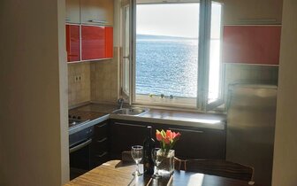 Apartmány Mateo - kuchynka - autobusový zájazd CK Turancar - Chorvátsko, Omiš, Nemira