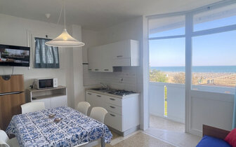 Onda Azzurra apartmány priamo na pláži v BIBIONE - dovolenka s CK TURANCAR autom alebo autobusom