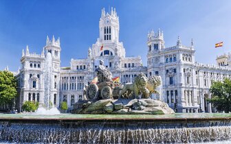 CK Turancar, Letecký poznávací zájazd, Španielsko, Madrid, námestie Plaza Cibeles CK Turancar, Letecký poznávací zájazd, Španielsko, Madrid, námestie Plaza Cibeles