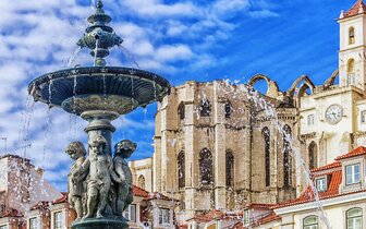 CK Turancar, Letecký poznávací zájazd, Portugalsko, Lisabon - portugalský labyrint, námestie Rossio CK Turancar, Letecký poznávací zájazd, Portugalsko, Lisabon - portugalský labyrint, námestie Rossio