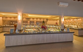 Porto Platanias Village - bufetové stoly - letecký zájazd CK Turancar - Kréta, Chania