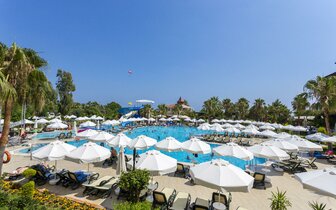 Hotel Bella Resort & Spa - bazén - letecký zájazd CK Turancar - Turecko, Colakli