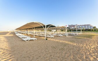 Hotel Bella Resort & Spa - pláž - letecký zájazd CK Turancar - Turecko, Colakli