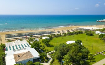 Hotel Bella Resort & Spa - pláž - letecký zájazd CK Turancar - Turecko, Colakli