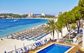 hotel Flamboyan Caribe - pláž - letecký zájazd od CK Turancar - Malorka, Magaluf
