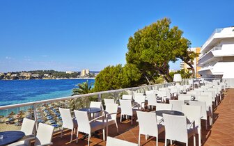 hotel Flamboyan Caribe - terasa - letecký zájazd od CK Turancar - Malorka, Magaluf
