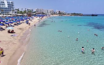 Constantinos the Great – pláž– letecký zájazd CK Turancar – Cyprus, Protaras