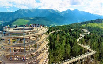 CK Turancar, Autobusový poznávací zájazd, Vysoké Tatry a severný Spiš, Bachledova dolina, chodník korunami stromov CK Turancar, Autobusový poznávací zájazd, Vysoké Tatry a severný Spiš, Bachledova dolina, chodník korunami stromov