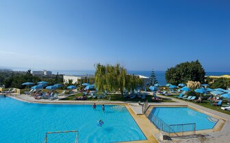 Hotel Rethymno Mare - bazén - letecká doprava CK Turancar - Kréta, Skaleta