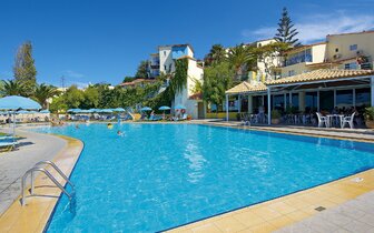 Hotel Rethymno Mare - bazén - letecká doprava CK Turancar - Kréta, Skaleta