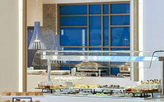 Hotel Mythos Palace Resort - reštaurácia - letecký zájazd CK Turancar - Kréta, Georgioupolis Kournas