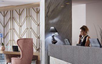 Hotel Mythos Palace Resort - recepcia - letecký zájazd CK Turancar - Kréta, Georgioupolis Kournas